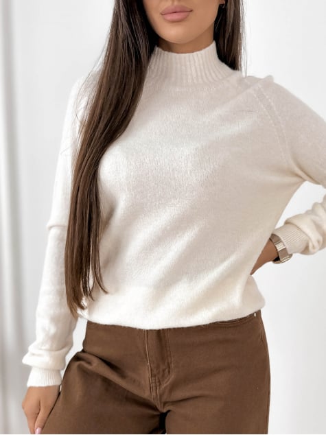 SWETER EPERNE ECRU