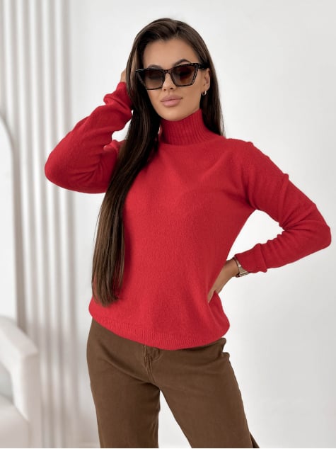 SWETER EPERNE MALINOWY