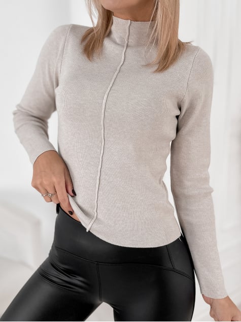 SWETER LUNEVI BEŻOWY