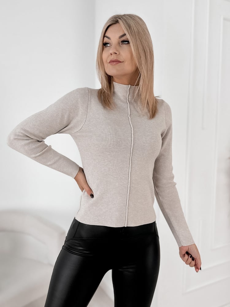 SWETER LUNEVI BEŻOWY