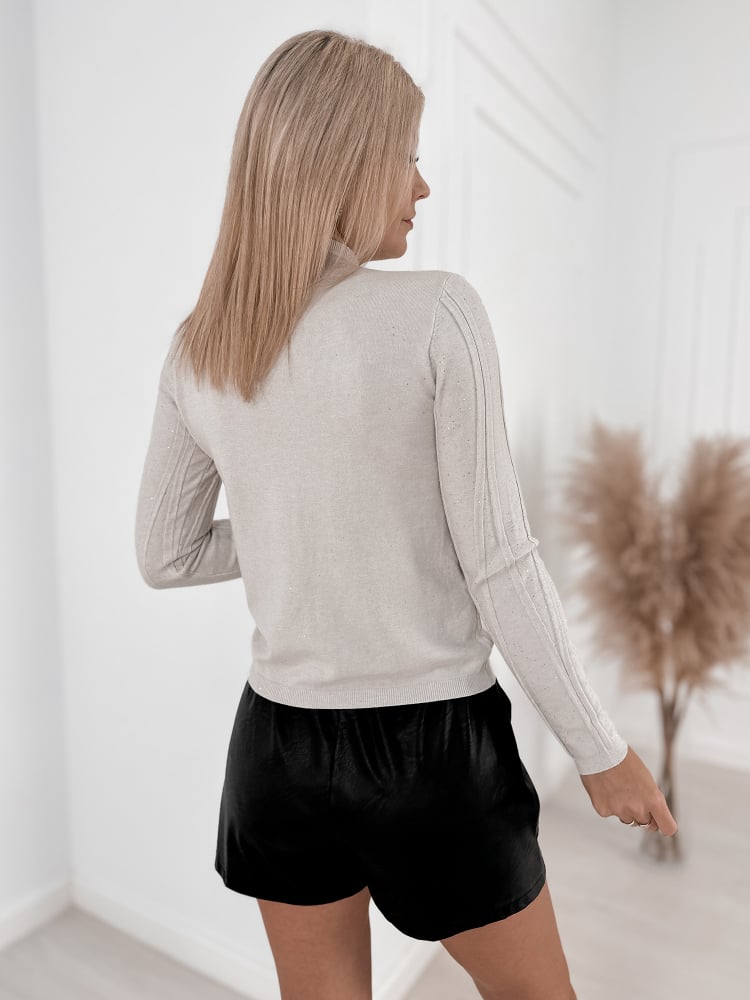 SWETER VENDOS BEŻOWY
