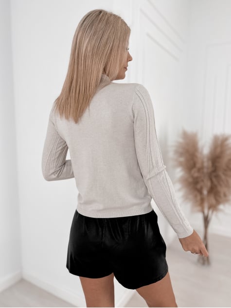 SWETER VENDOS BEŻOWY