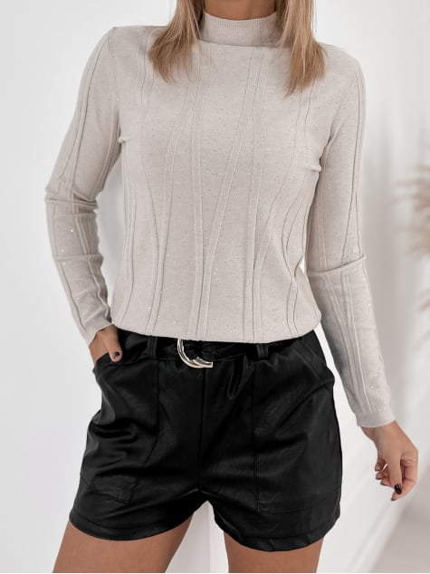 SWETER VENDOS BEŻOWY
