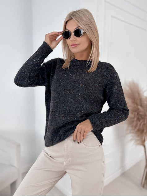 SWETER LOSHE CZARNY