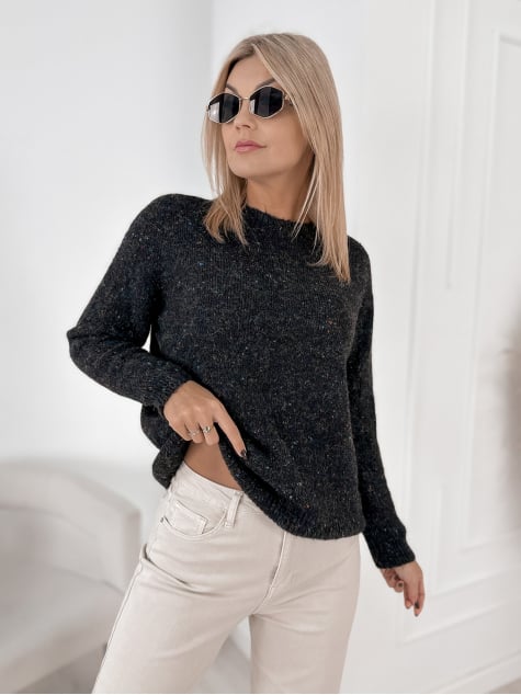 SWETER LOSHE CZARNY