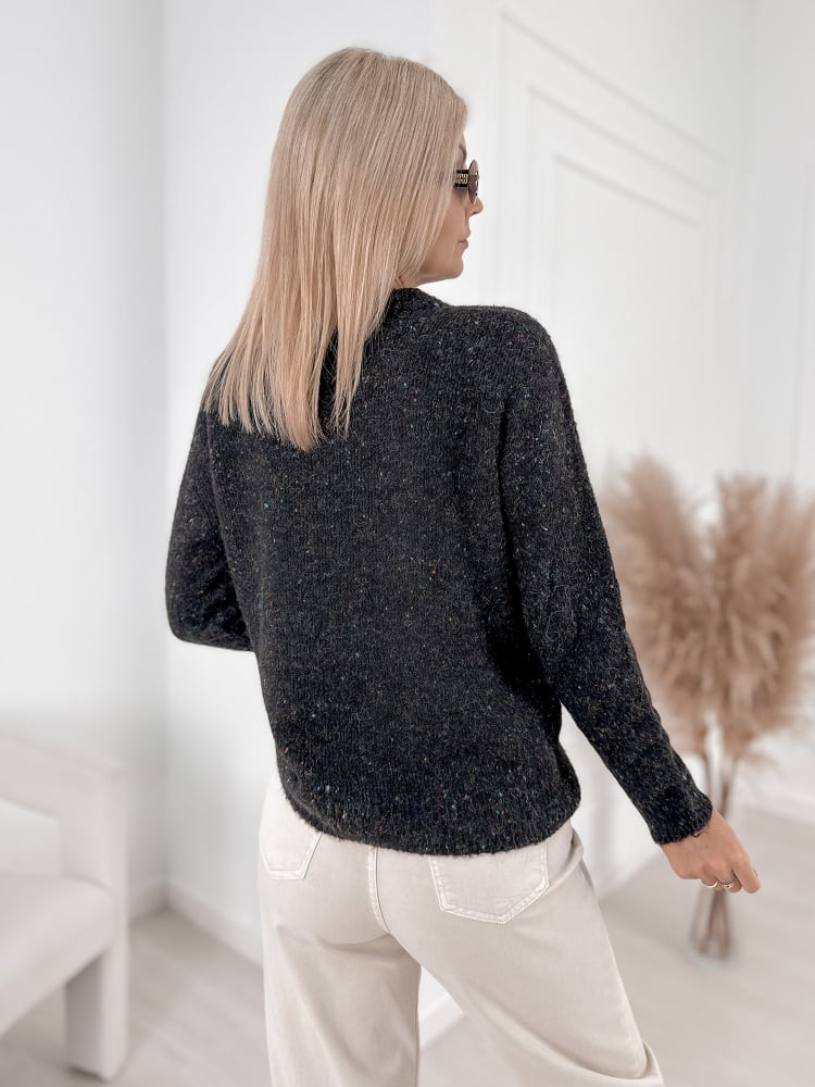 SWETER LOSHE CZARNY