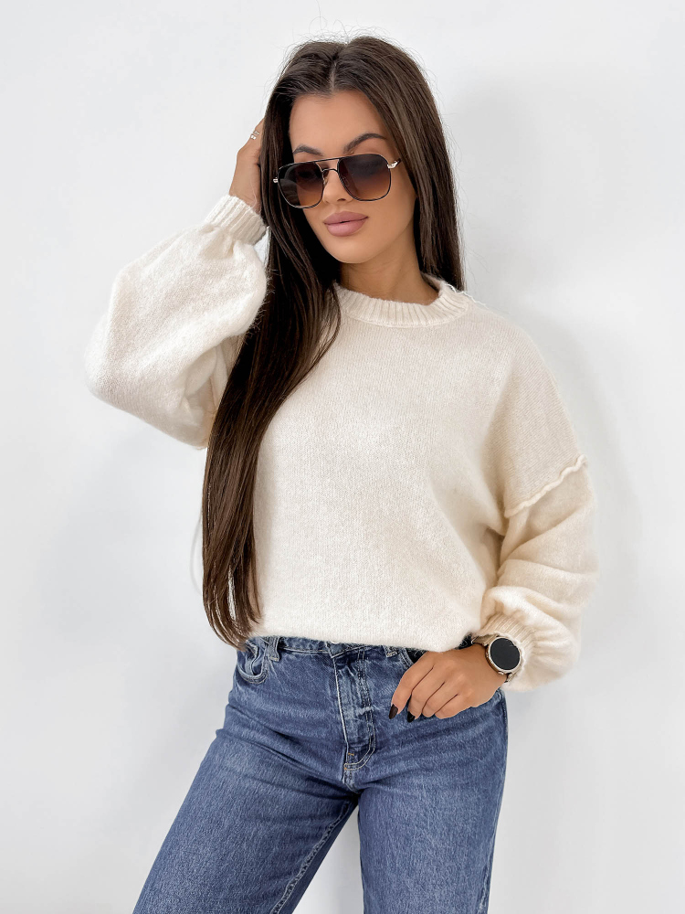 SWETER AURAY ECRU