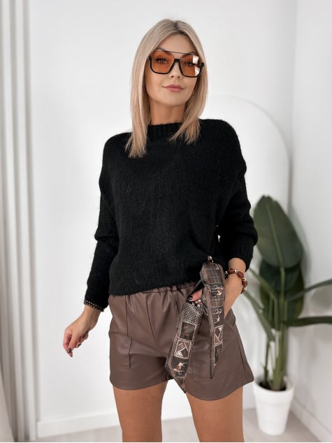 SWETER ROYAN CZARNY