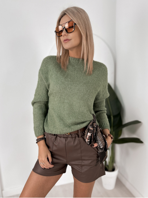 SWETER ROYAN PISTACJOWY