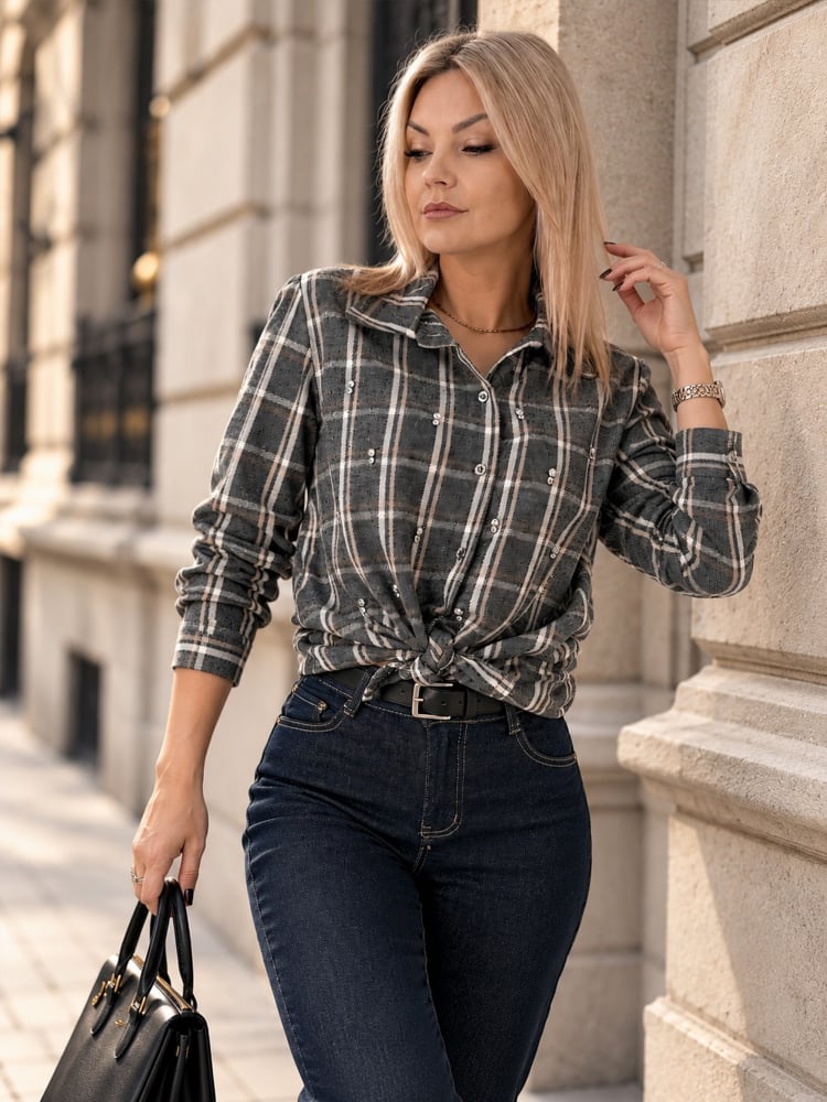 KOSZULA BRIATO SZARA