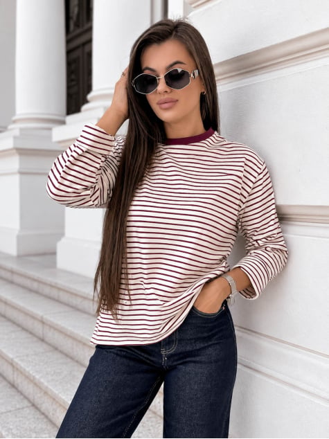 BLUZKA TULLE BORDOWA