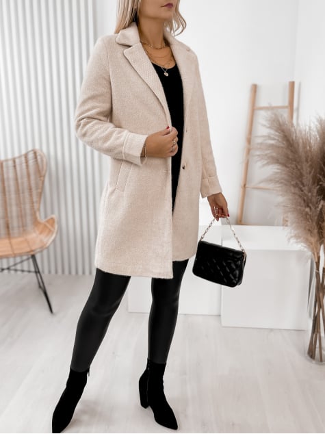 PŁASZCZ NOAH BEŻOWY