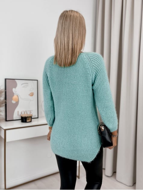 SWETER VICTORIA MIĘTOWY