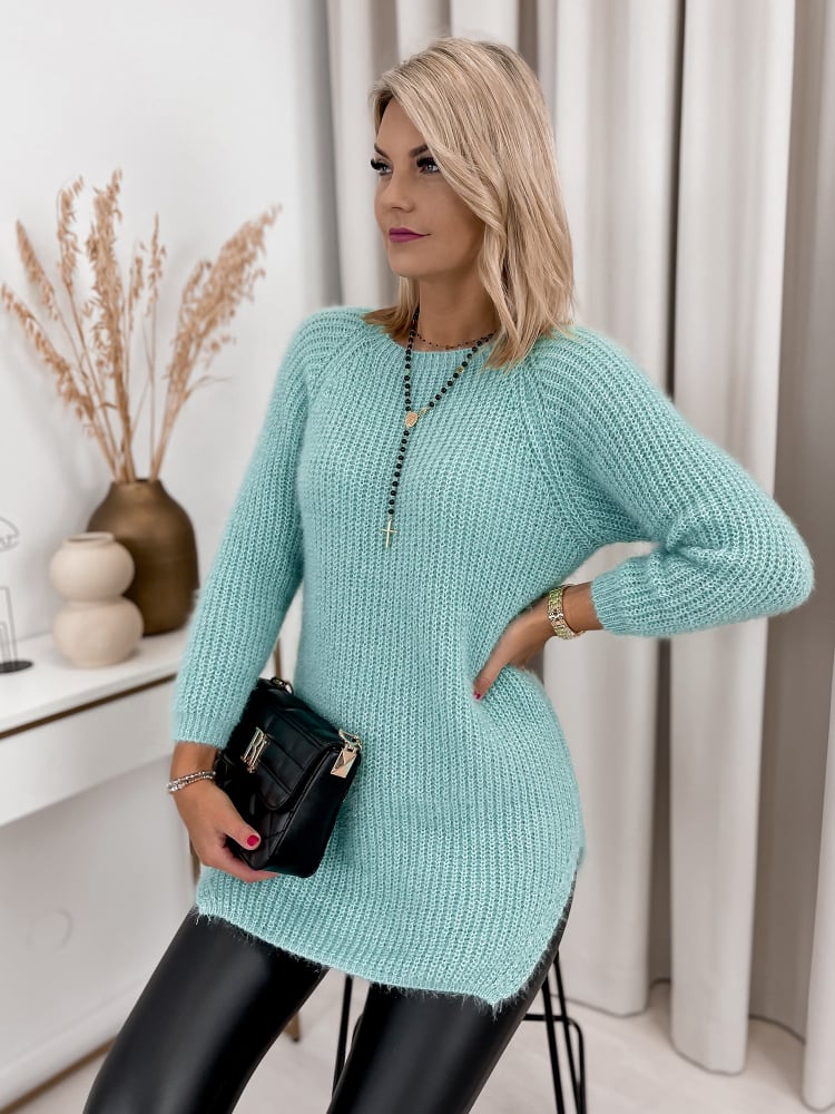 SWETER VICTORIA MIĘTOWY