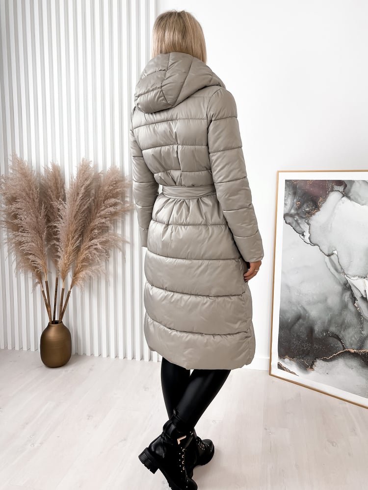 KURTKA DWUSTRONNA SONIA SZARO-BEŻOWA