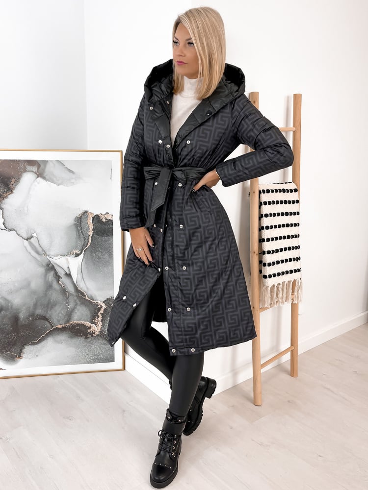 KURTKA DWUSTRONNA SONIA CZARNA