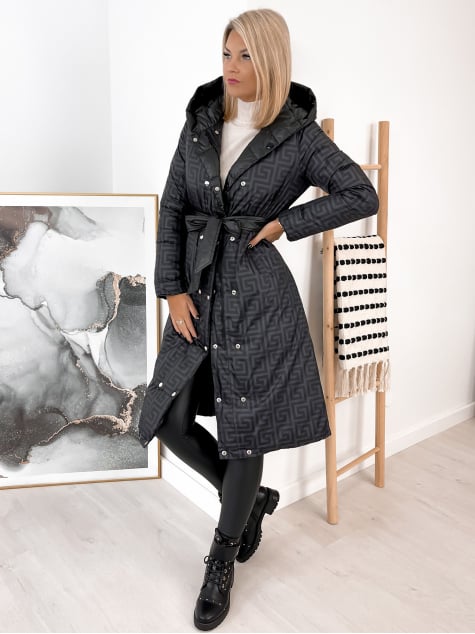 KURTKA DWUSTRONNA SONIA CZARNA