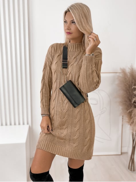 SUKIENKA JAZIN KARMELOWA