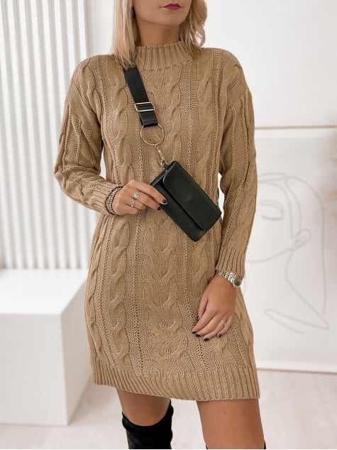 SUKIENKA JAZIN KARMELOWA