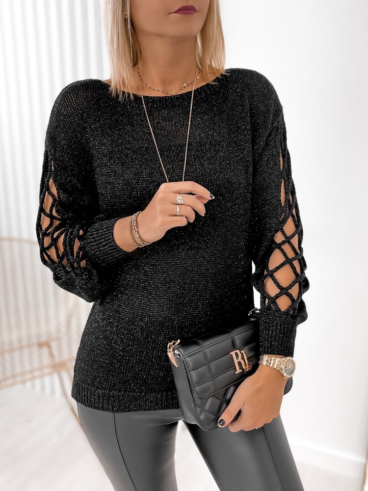 SWETER LIVADIA CZARNY