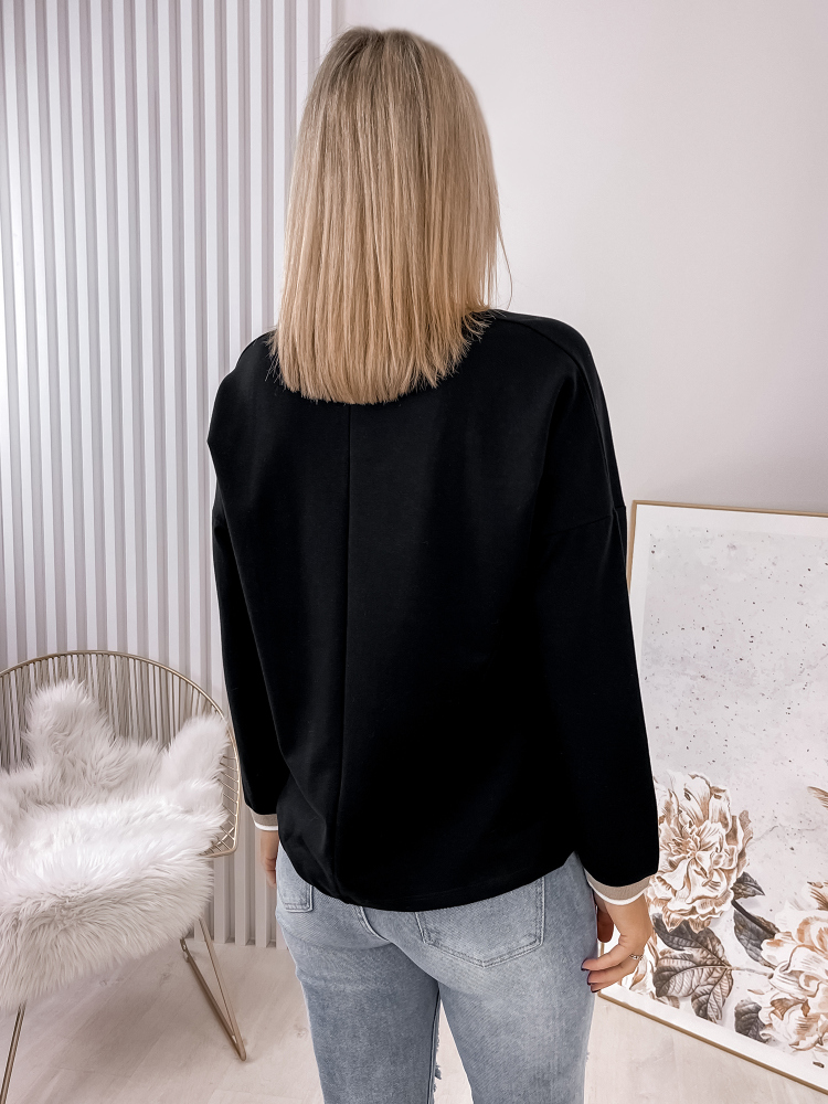 BLUZKA TRIPOLI CZARNA