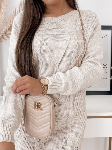 SUKIENKA MILAGROS BEŻOWA