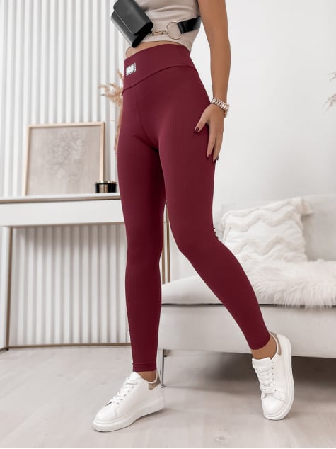 LEGGINSY PRĄŻKOWANE PRIVER BORDOWE
