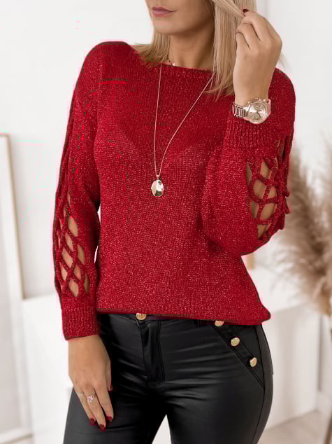 SWETER LIVADIA CZERWONA
