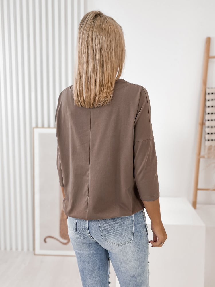 BLUZKA BICYCLE BRĄZOWA