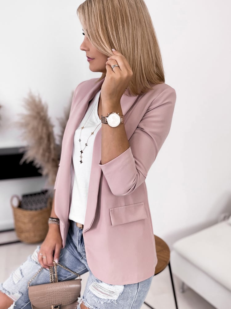 ŻAKIET KAPRI PUDROWY RÓŻ