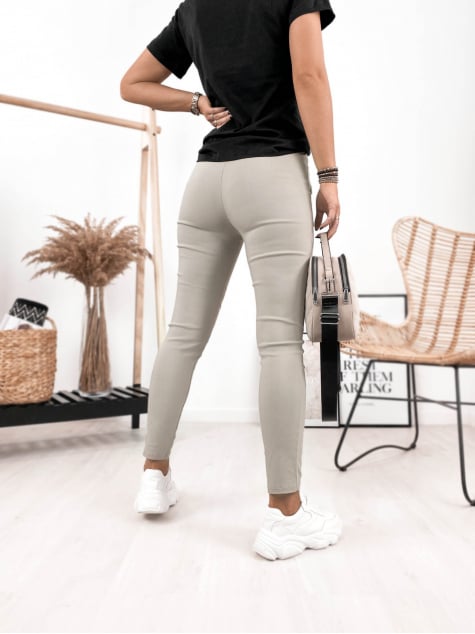 SPODNIE SALMA BEŻOWE