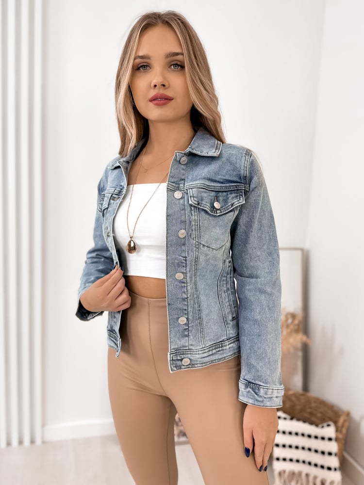 KURTKA VAMOS JEANSOWA