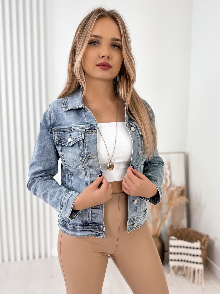 KURTKA VAMOS JEANSOWA