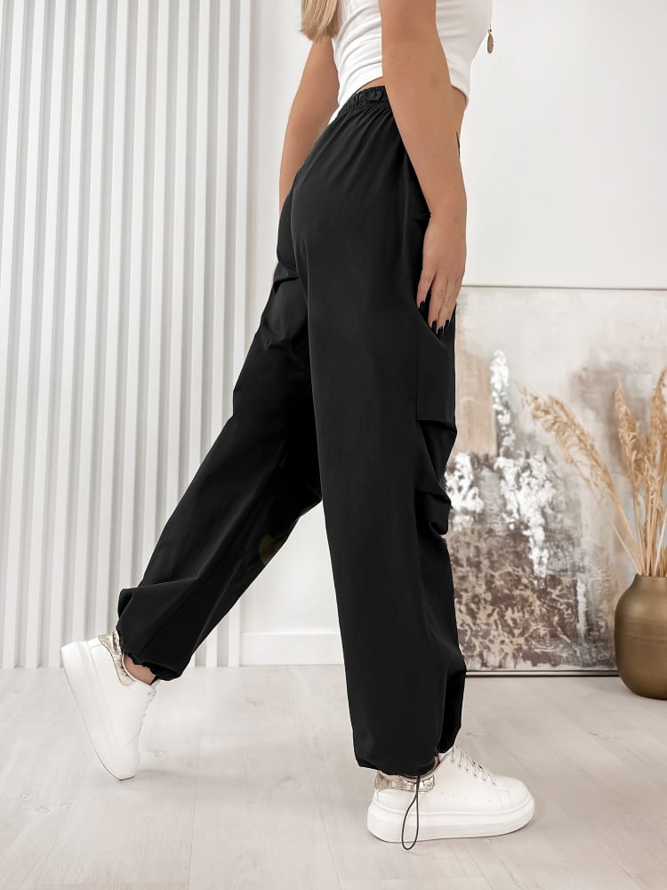 SPODNIE BERNO CZARNE