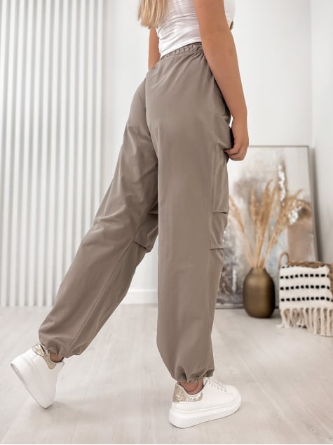 SPODNIE BERNO CIEMNOBEŻOWE