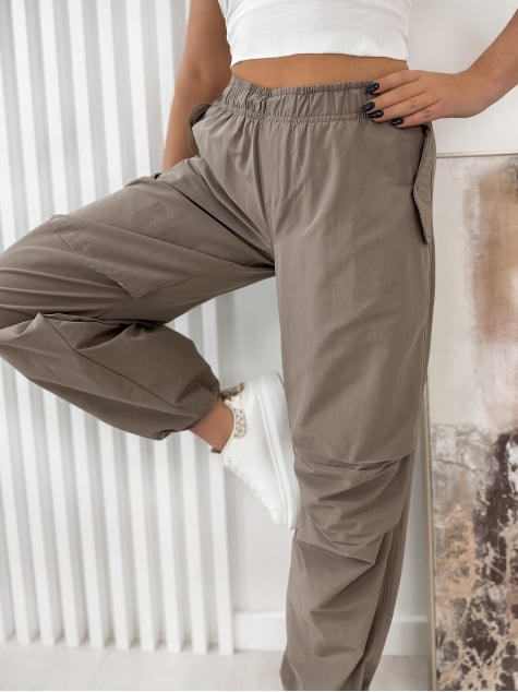 SPODNIE BERNO CIEMNOBEŻOWE