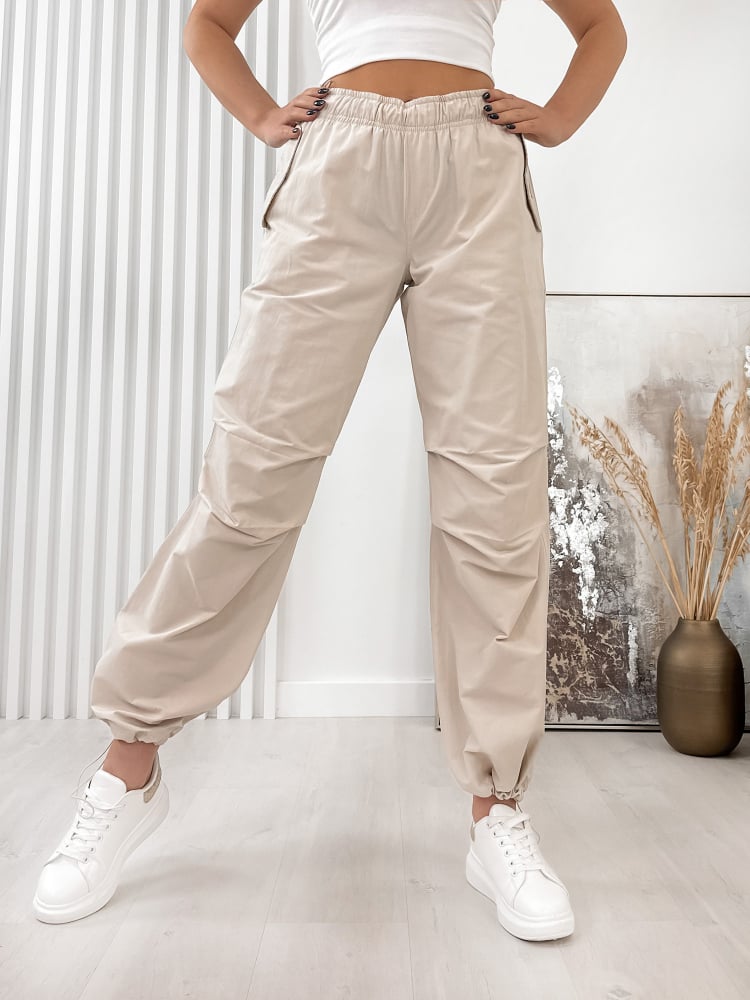 SPODNIE BERNO BEŻOWE