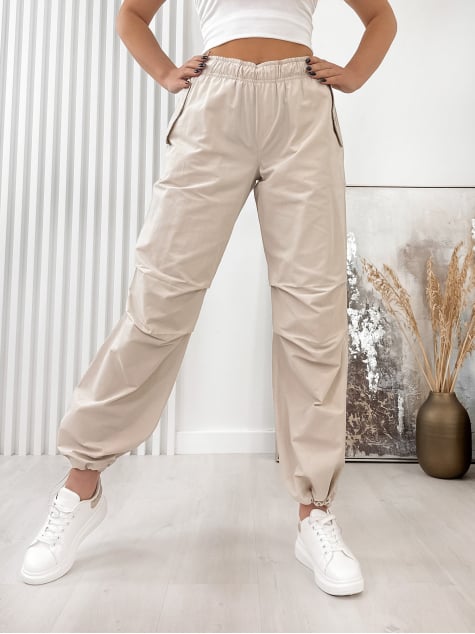 SPODNIE BERNO BEŻOWE