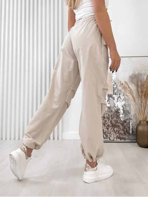 SPODNIE BERNO BEŻOWE