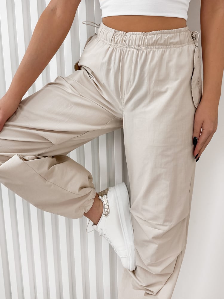 SPODNIE BERNO BEŻOWE