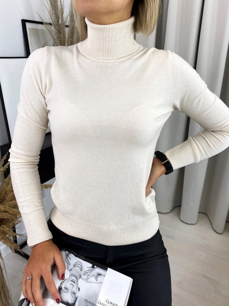 SWETER ARIANNA BEŻOWA