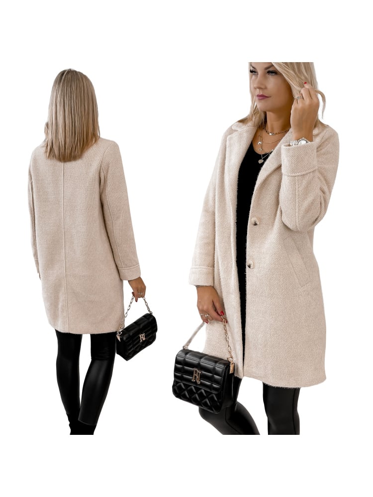 PŁASZCZ NOAH BEŻOWY