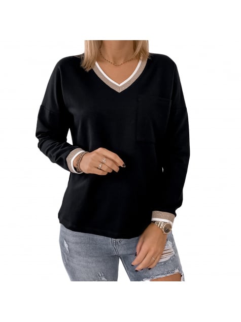 BLUZKA TRIPOLI CZARNA