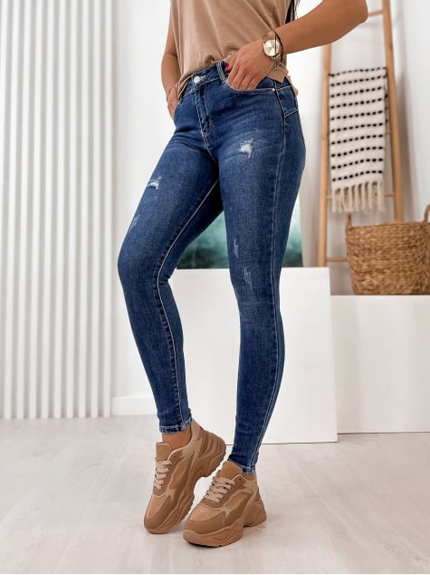SPODNIE VEEGAN JEANSOWE
