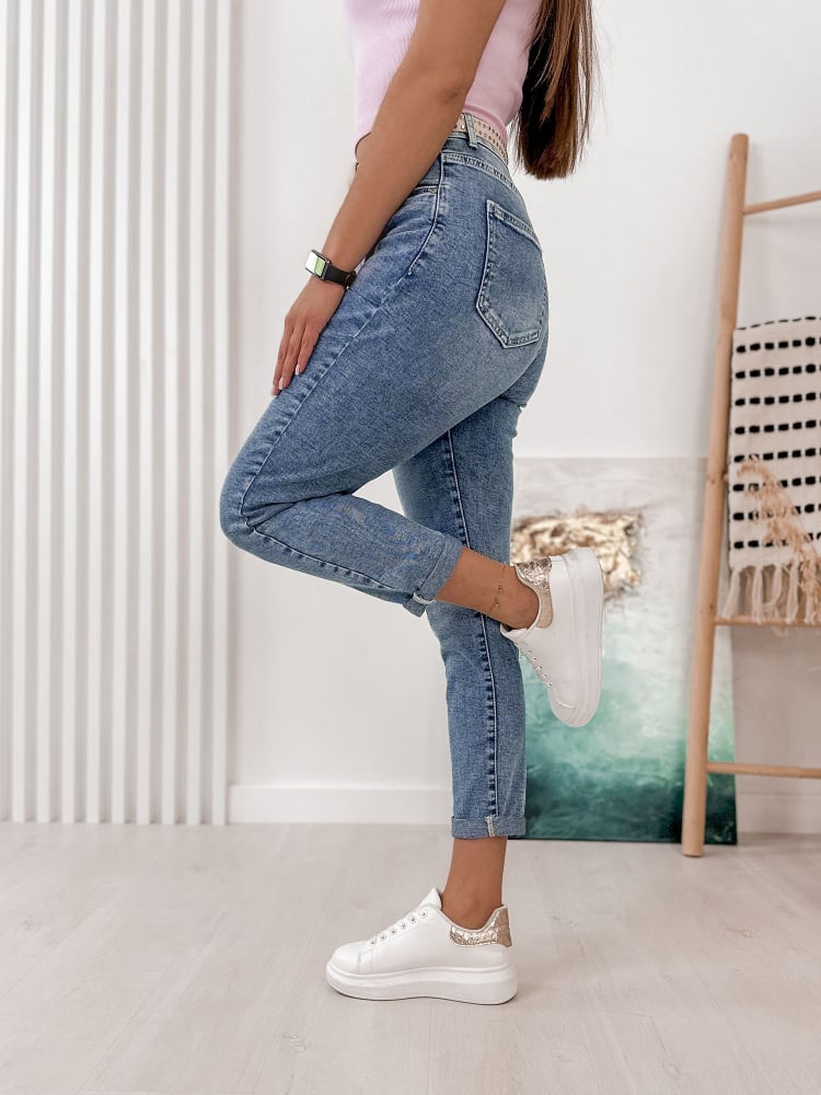 SPODNIE HUELVA JEANSOWE