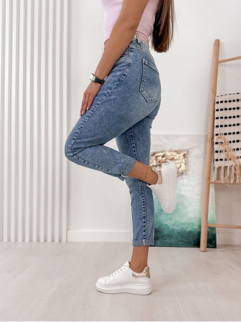 SPODNIE HUELVA JEANSOWE