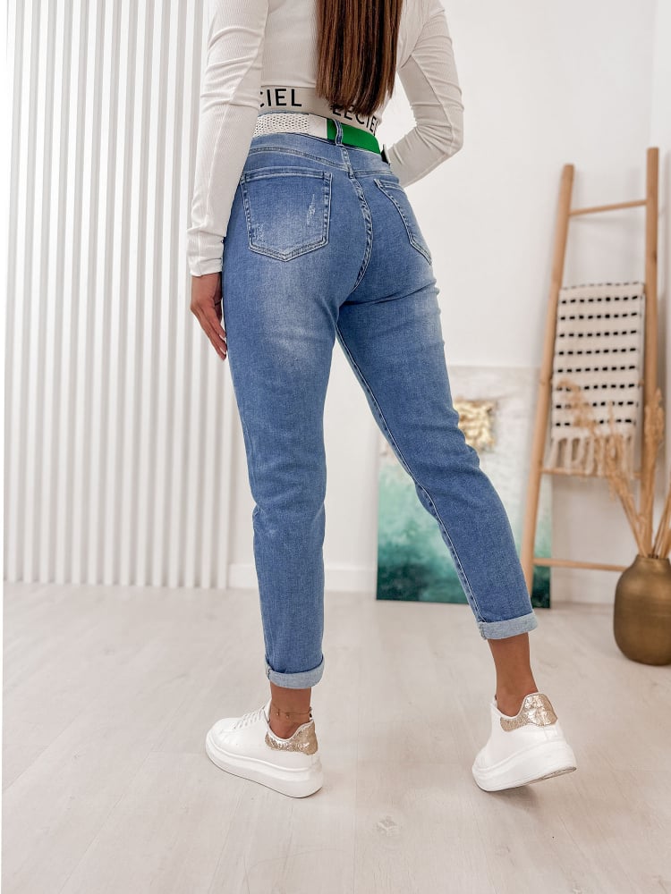 SPODNIE CANORA JEANSOWE