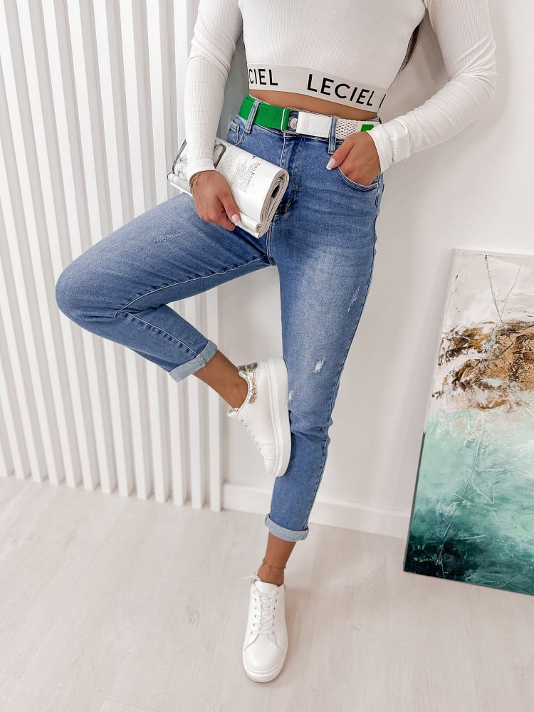 SPODNIE CANORA JEANSOWE