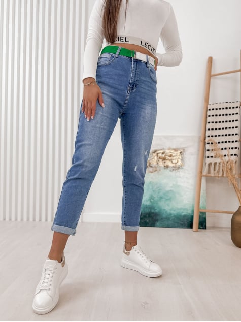 SPODNIE CANORA JEANSOWE