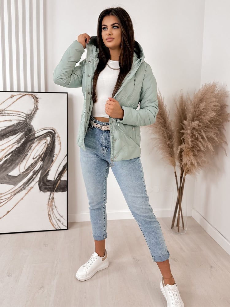 KURTKA BONDA MIĘTOWA